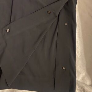 Athleta tribeca cropped black pants size 8